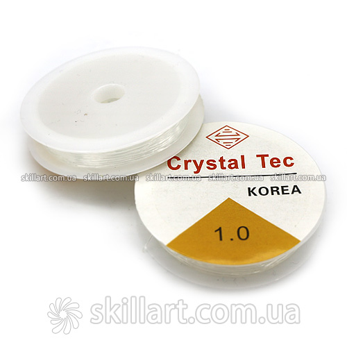 Силиконовая леска-резинка Crystal Tec 1,0мм (4,2м) прозрачная